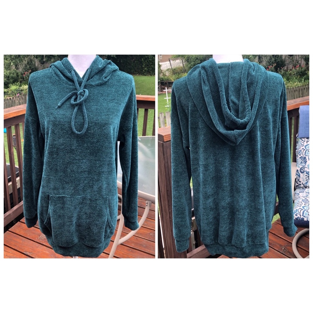 Cozy Soft Chenille Knit Kangaroo Pocket Hoodie! - Picture 14 of 16